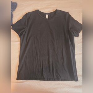 Lululemon Athletica Black Crew Neck Tee